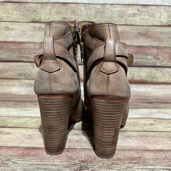 Coach Brown Leather Ankle Booties - Picture 6 of 8